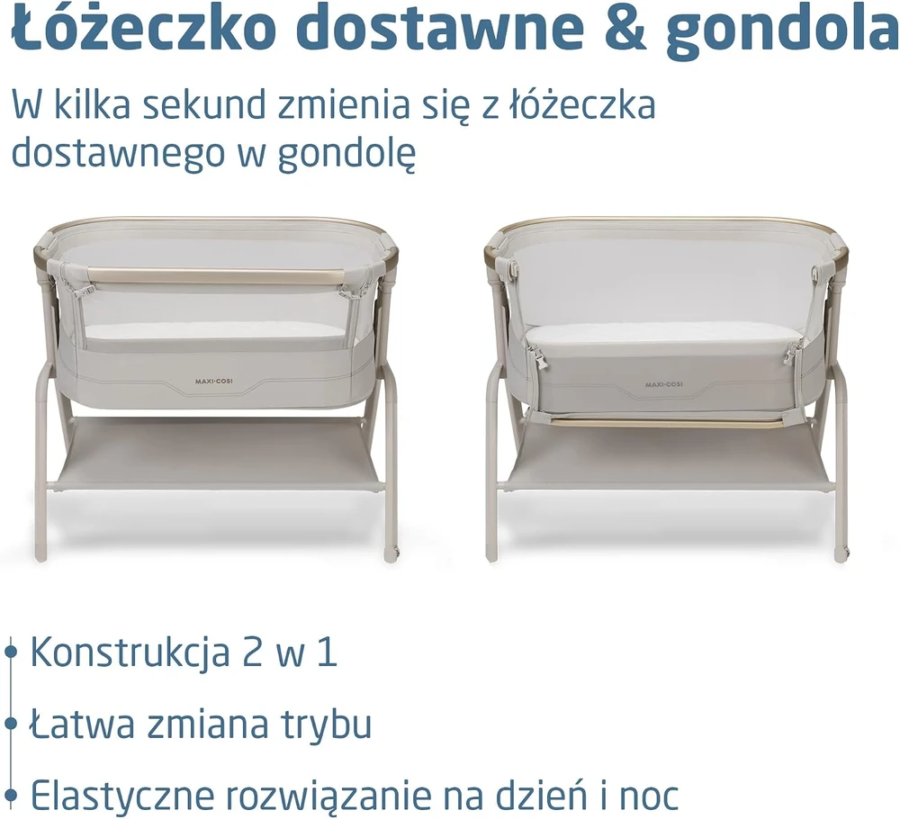 Maxi-Cosi pristumiama lovytė Iora² su CloudCore 5 cm čiužiniu ir 5 aukščio lygiais 2130159110