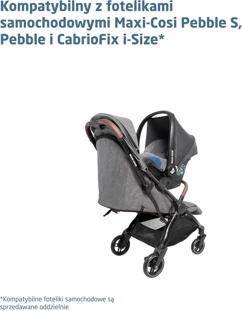 Maxi-Cosi sportinis vežimėlis Eva3 nuo gimimo iki 22 kg, automatinis sulankstymas