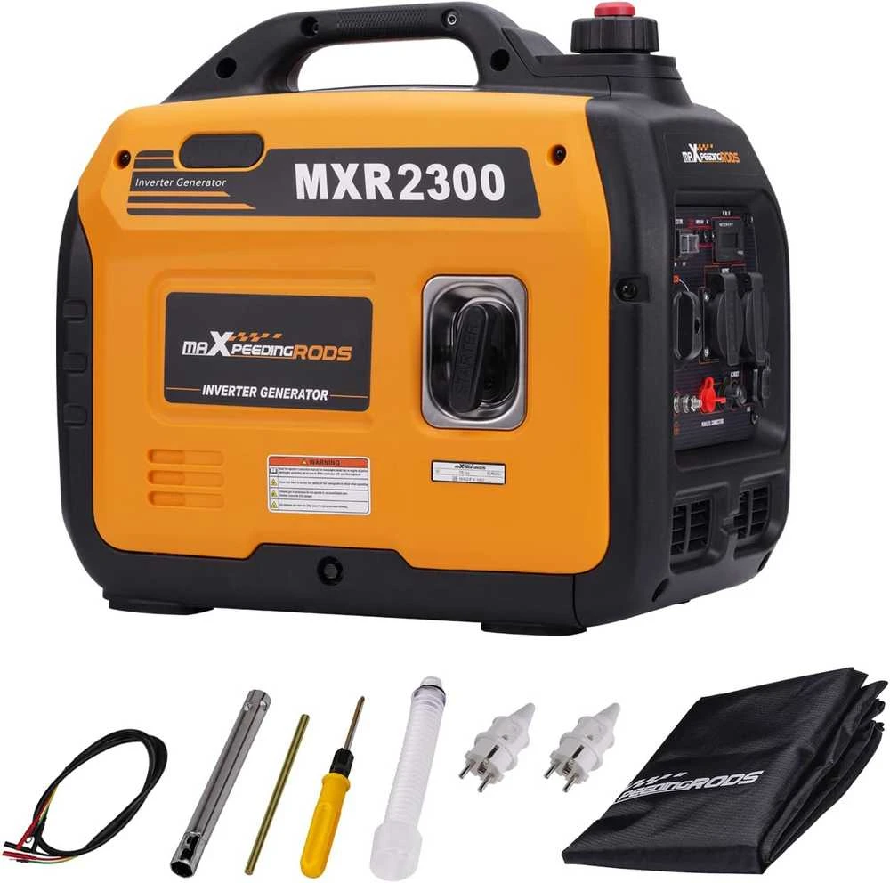 maXpeedingrods inverterinis generatorius 2300 W, benzininis, tylus, USB ir 230 V išėjimai, MXR2300