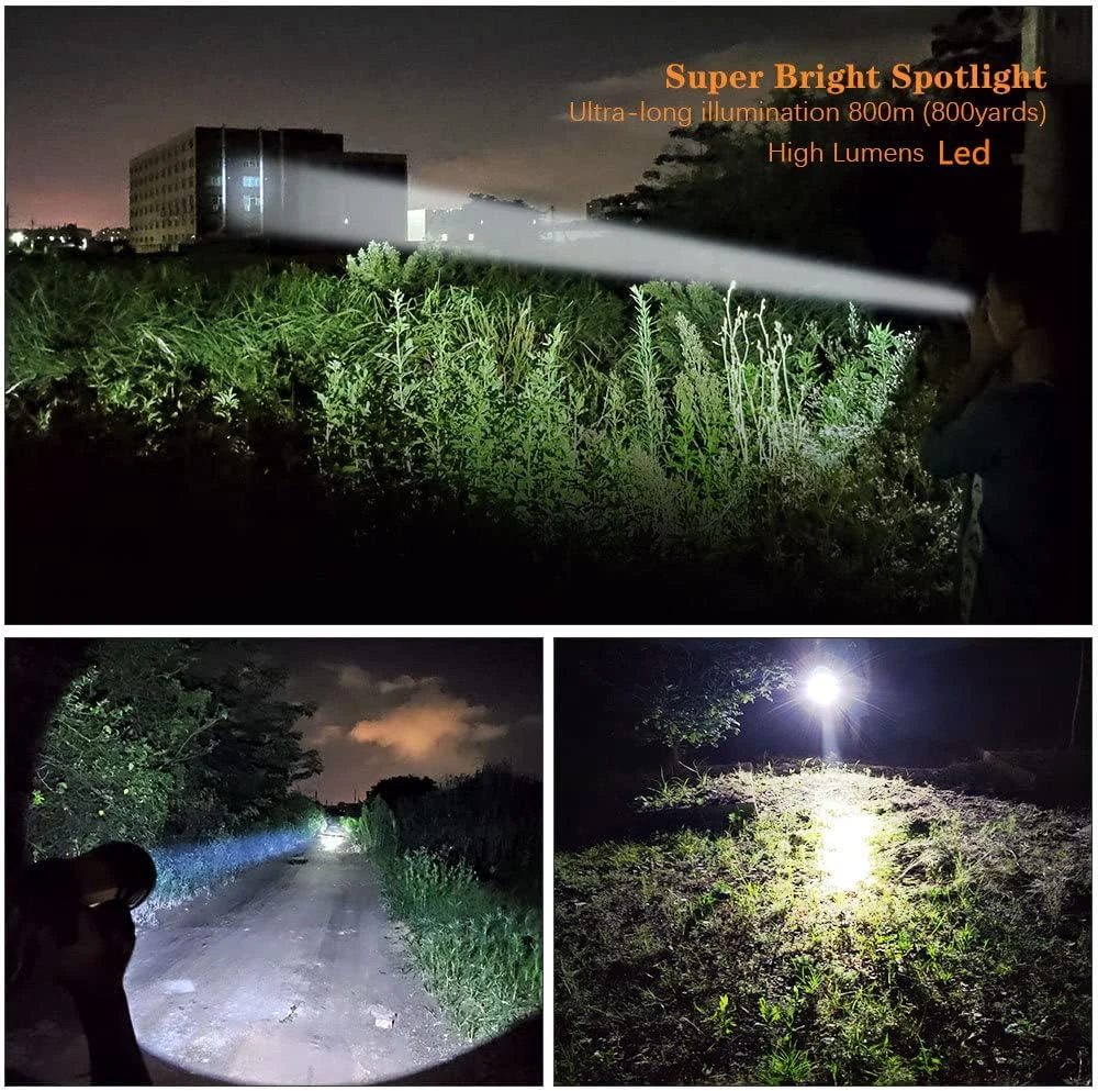 MAYTHANK LED rankinis prožektorius 1000 lm, USB įkraunamas, 10000 mAh