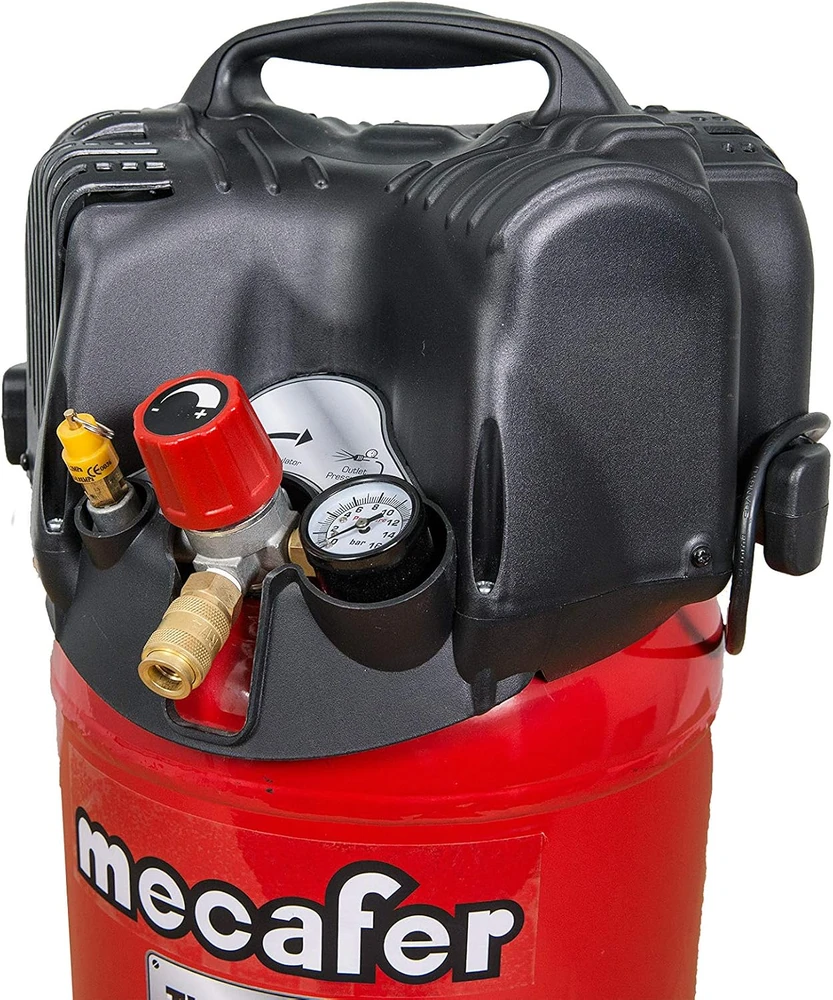 Mecafer vertikalus oro kompresorius 24 l, 1100 W, 8 bar, 425062