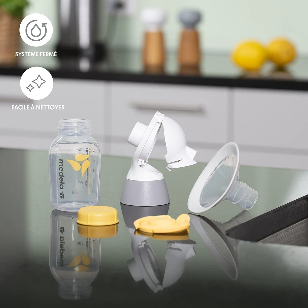 Medela elektrinis dvigubas pientraukis Swing Maxi 101041611 su USB įkrovimu