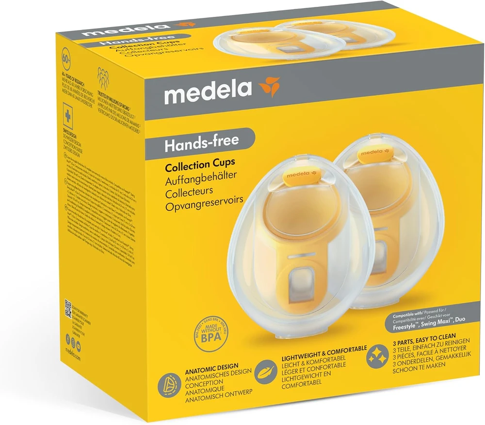 Medela laisvų rankų pieno surinkimo indeliai Freestyle Flex ir Swing Maxi 101045824