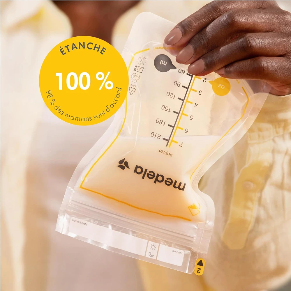 Medela motinos pieno laikymo maišeliai Easy Pour, 210 ml, 50 vnt., 101046331
