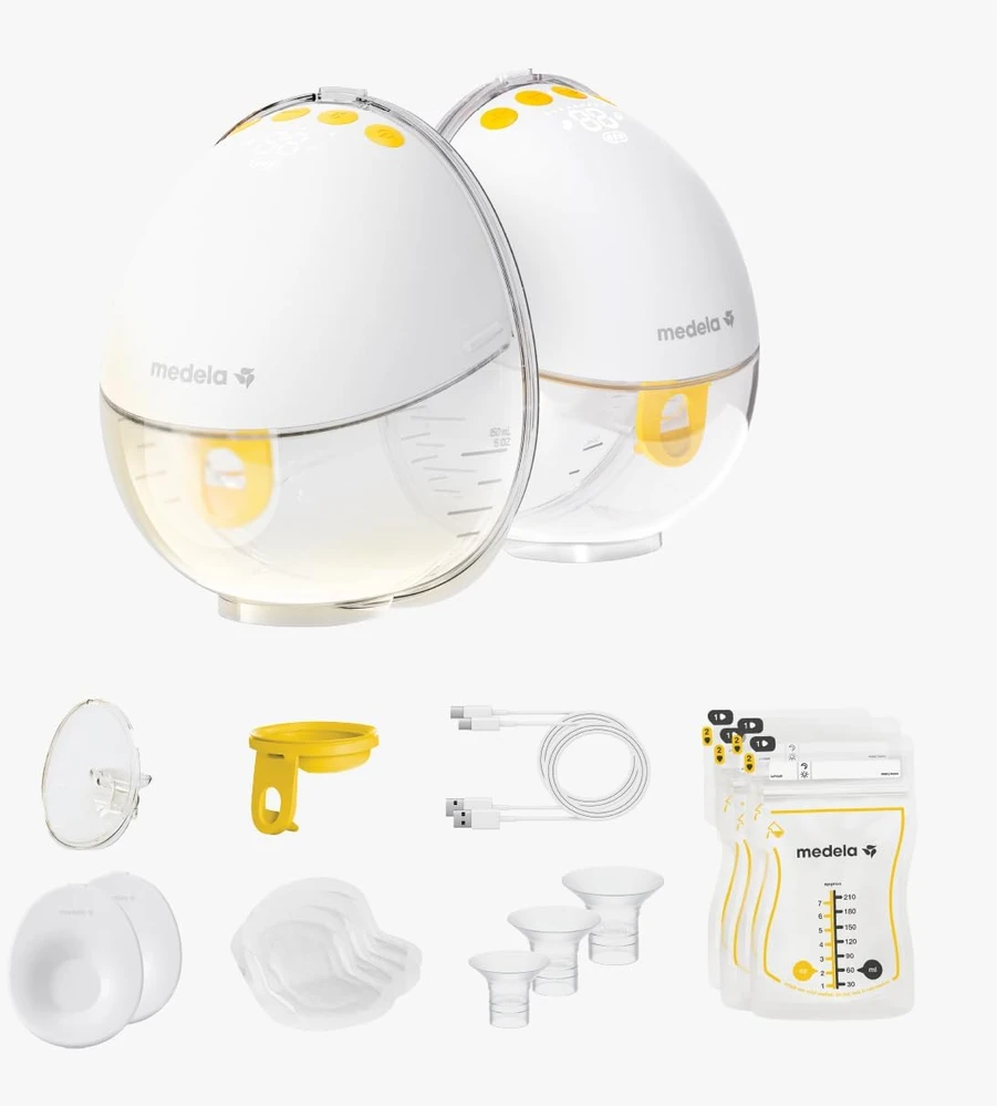 Medela nešiojamas dvigubas elektrinis pientraukis Motion InBra 101047543