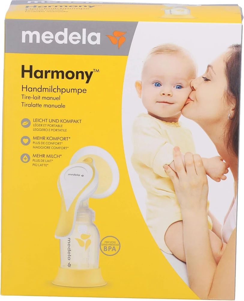Medela rankinis pientraukis Harmony Flex su 150 ml buteliuku, modelis 101041153