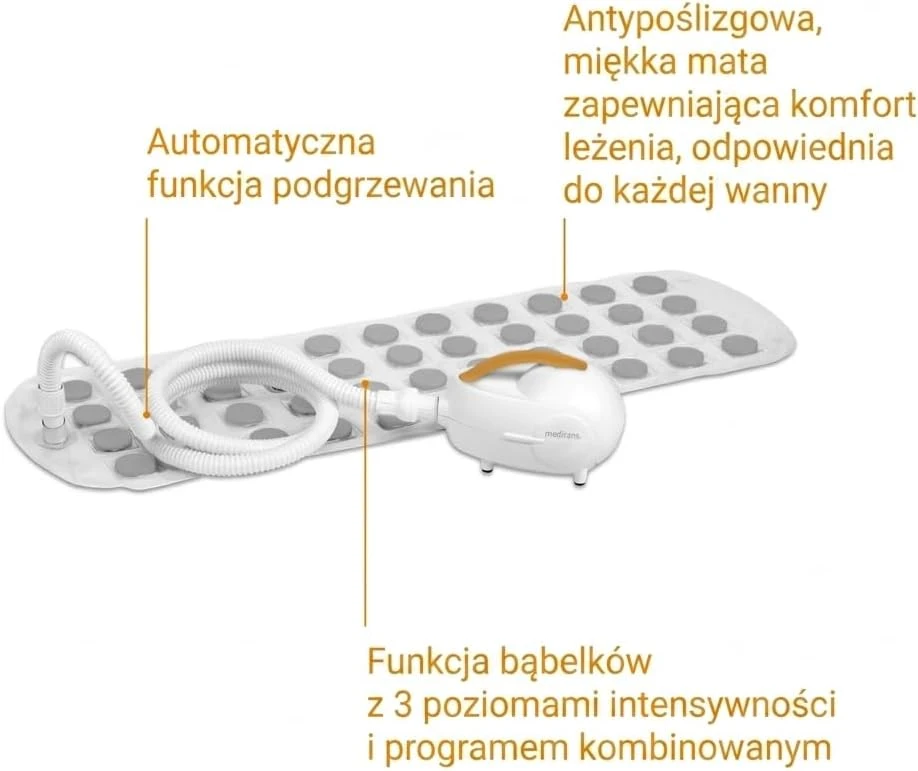 Medisana burbulinis hidromasažinis vonios kilimėlis MBH su aromatų dozatoriumi