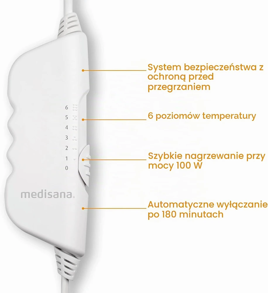 Papildymas šildomas iki lovos Medisana 61220 (1500mm / 800mm)
