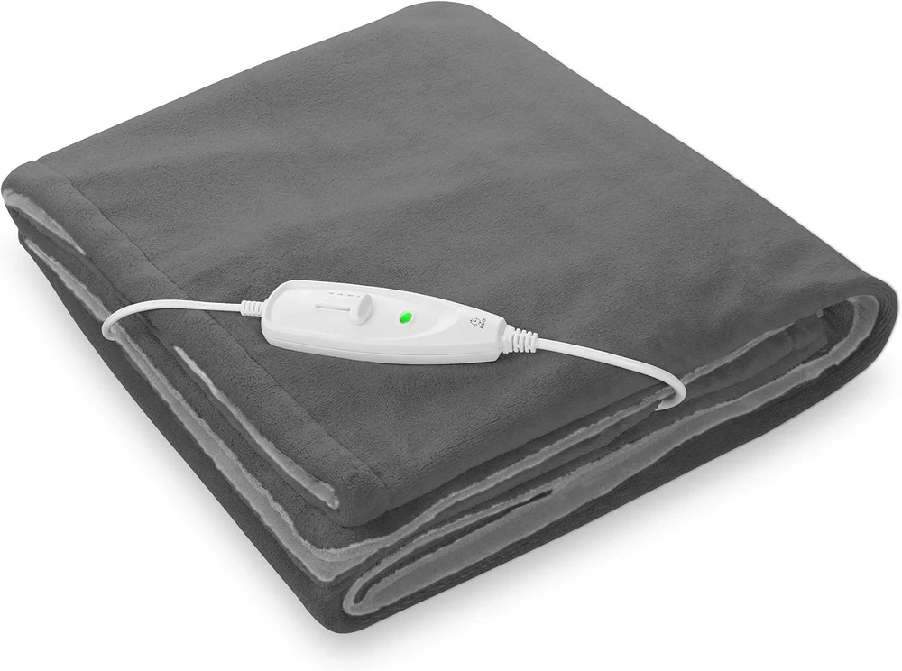 Medisana | Šildymo antklodė | HDW Cozy | Šildymo lygių skaičius 4 | Asmenų skaičius 1-2 | Skalbiamas | Nuotolinio valdymo pultas | Oeko-Tex® standartas 100 | 120 W | Pilkas