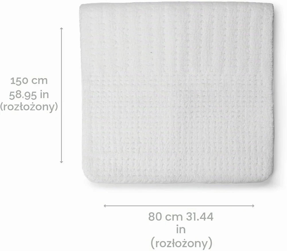 Medisana | Maxi Fleece šildoma antklodė | HU 672 | Vilna | Baltas