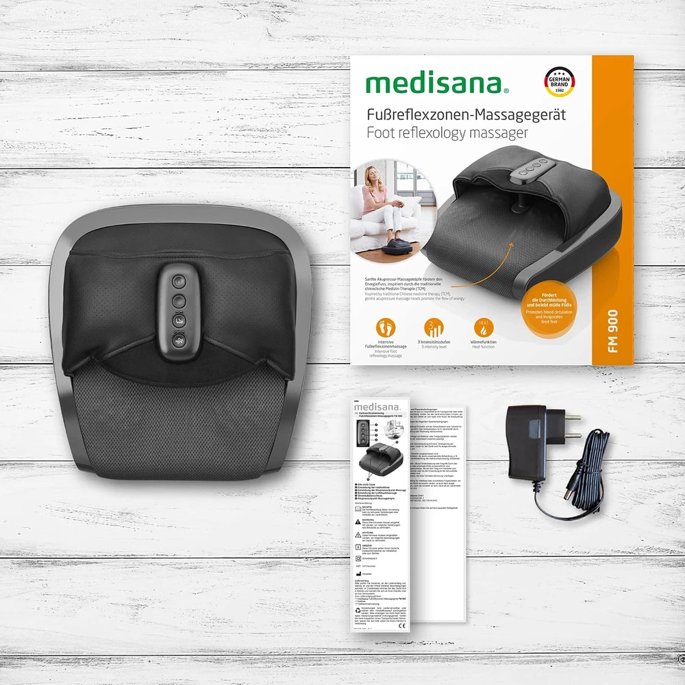 Medisana FM 900 massager Foot Juodas, Pilkas