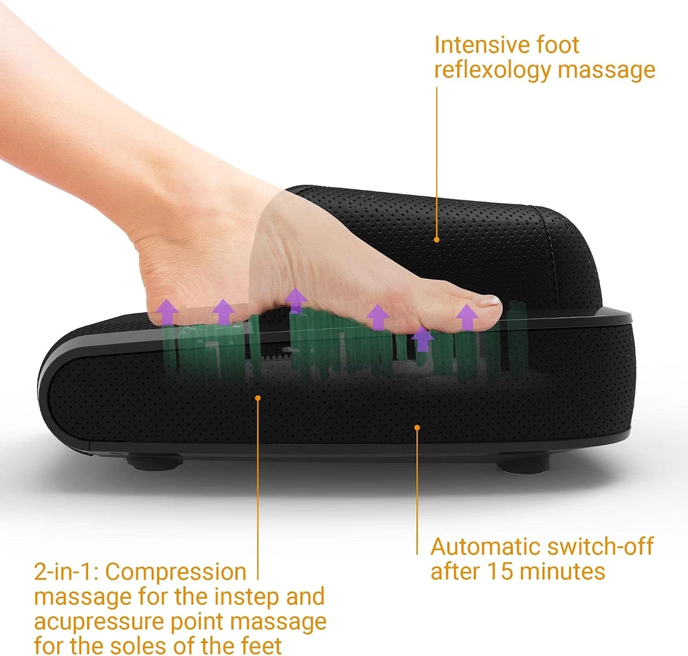 Medisana FM 900 massager Foot Juodas, Pilkas