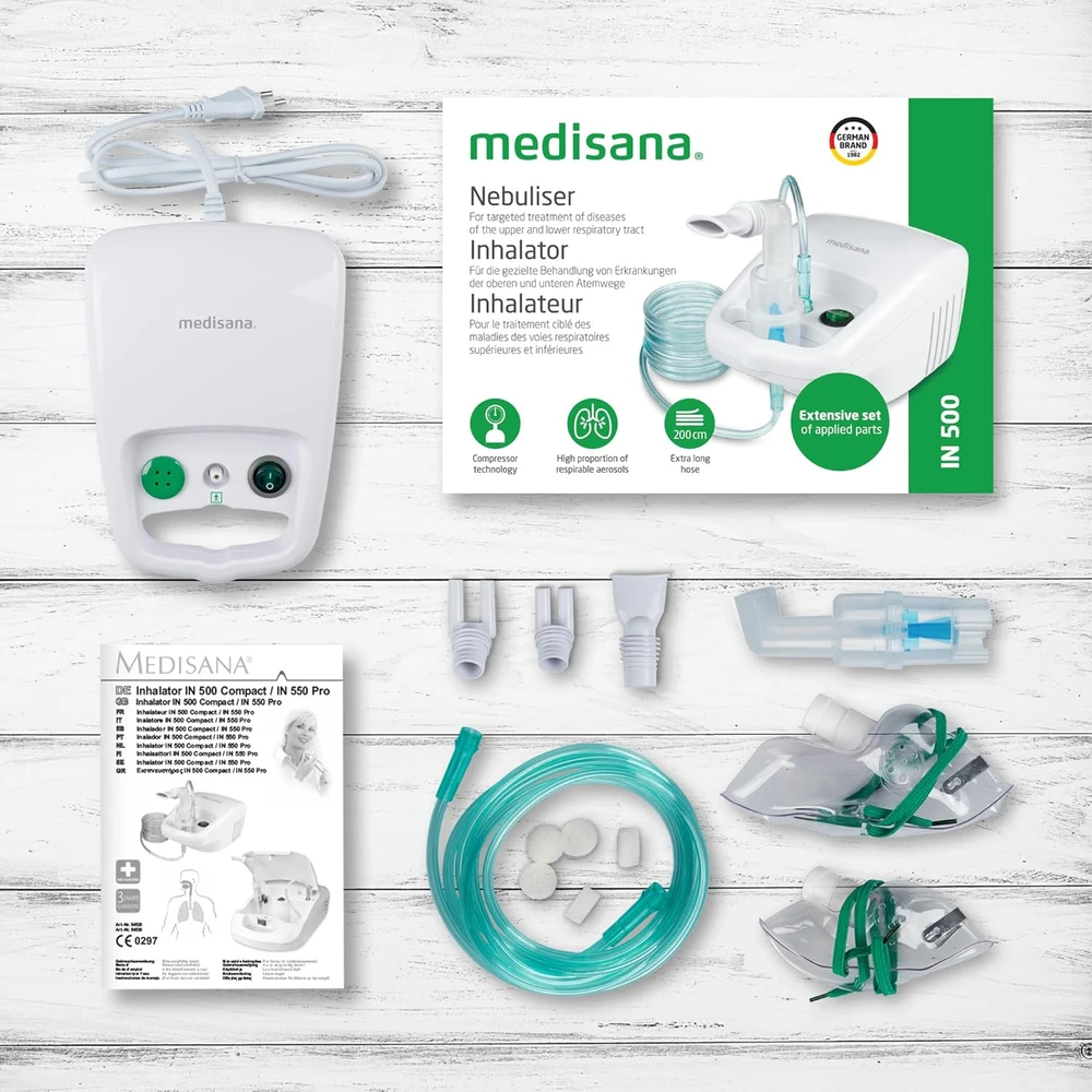 Medisana kompaktiškas inhaliatorius IN 500