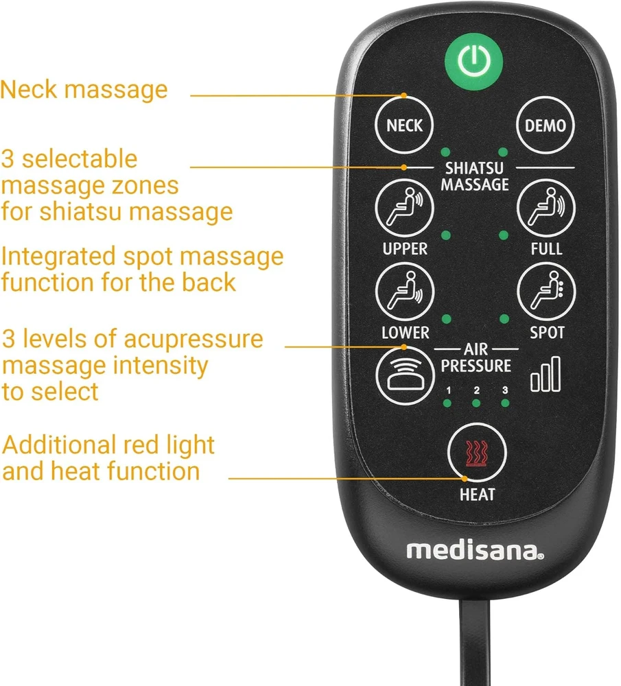 Masažinė sėdynė  Medisana MC 825 Shiatsu
