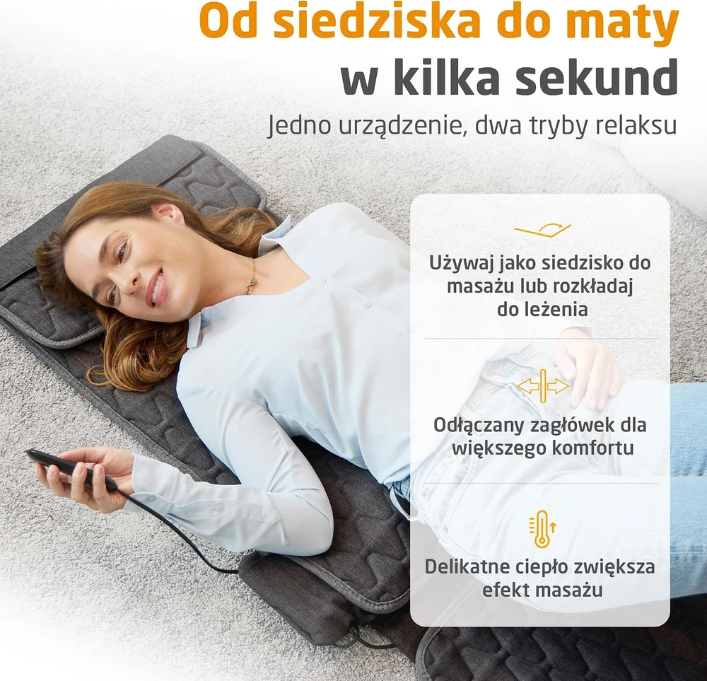 Medisana MC 700 šiatsu masažo sėdynės užvalkalas