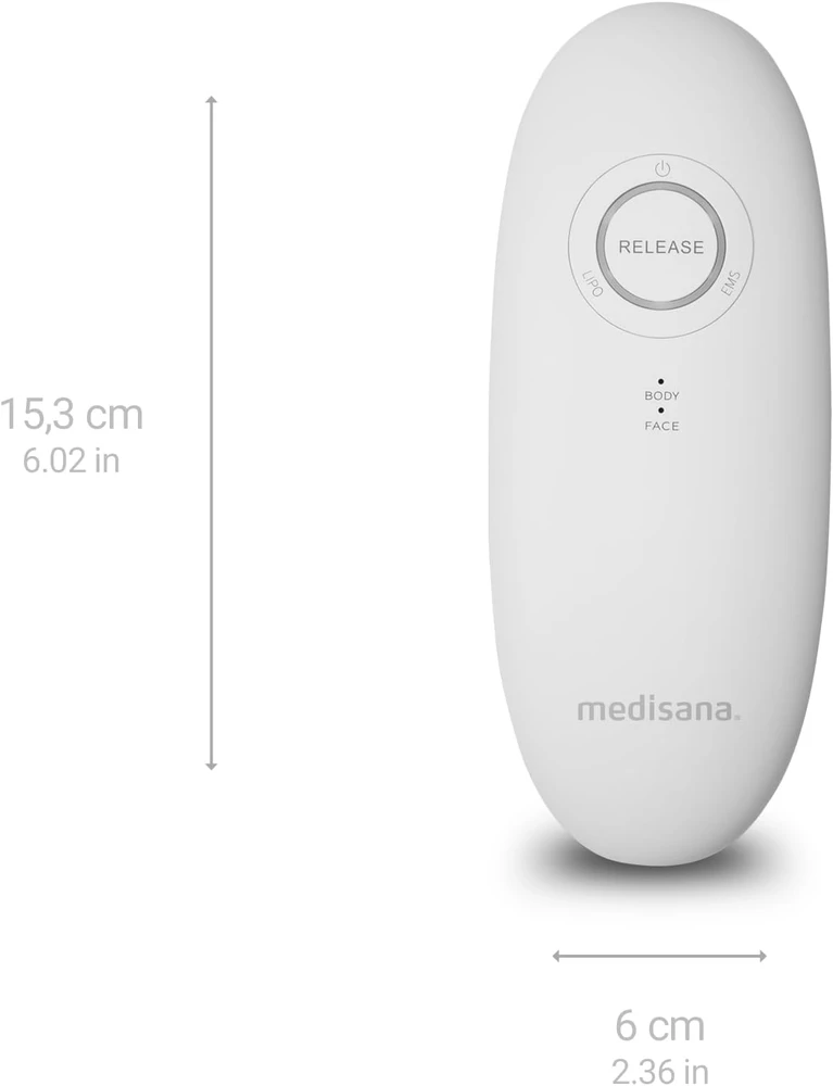 Medisana vakuuminis masažuoklis anticeliulitiniam masažui su EMS ir raudona šviesa VC 150