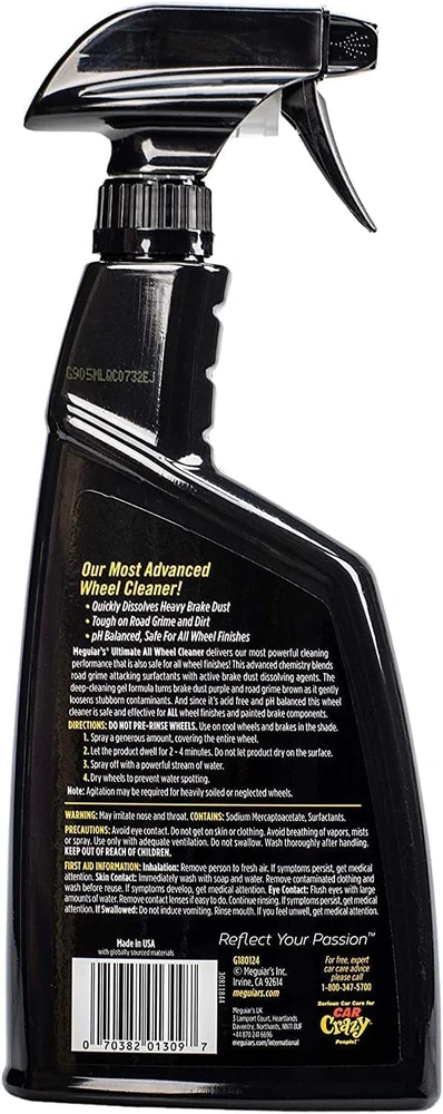 Meguiar's ratlankių valiklis Ultimate All Wheel Cleaner 709 ml G180124EU