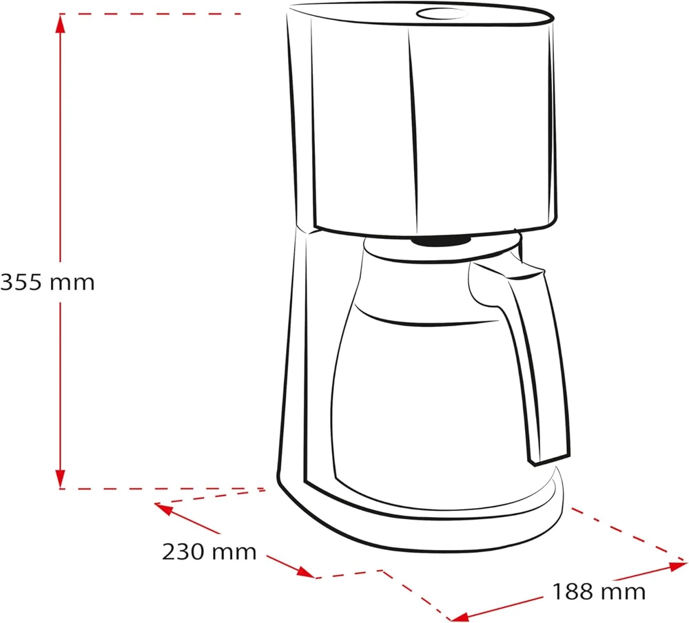 Melitta ENJOY TOP THERM 1017-04 Juodas