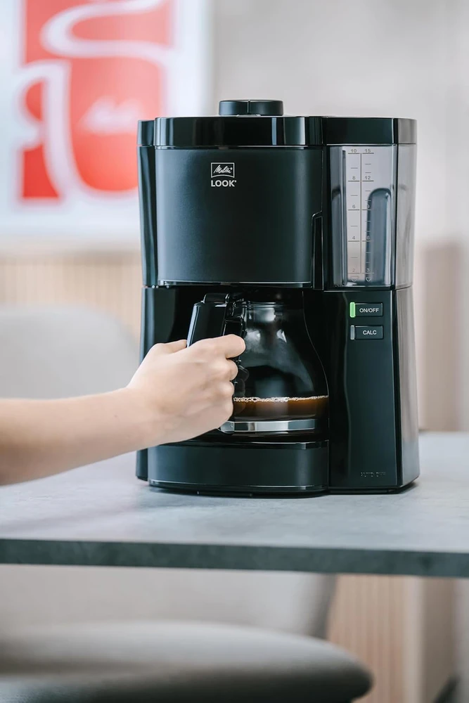 Melitta filtrinis kavos aparatas Look 1025-02, 1,25 l, 1080 W, juodas