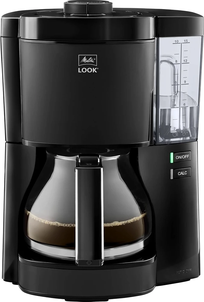 Melitta filtrinis kavos aparatas Look 1025-02, 1,25 l, 1080 W, juodas
