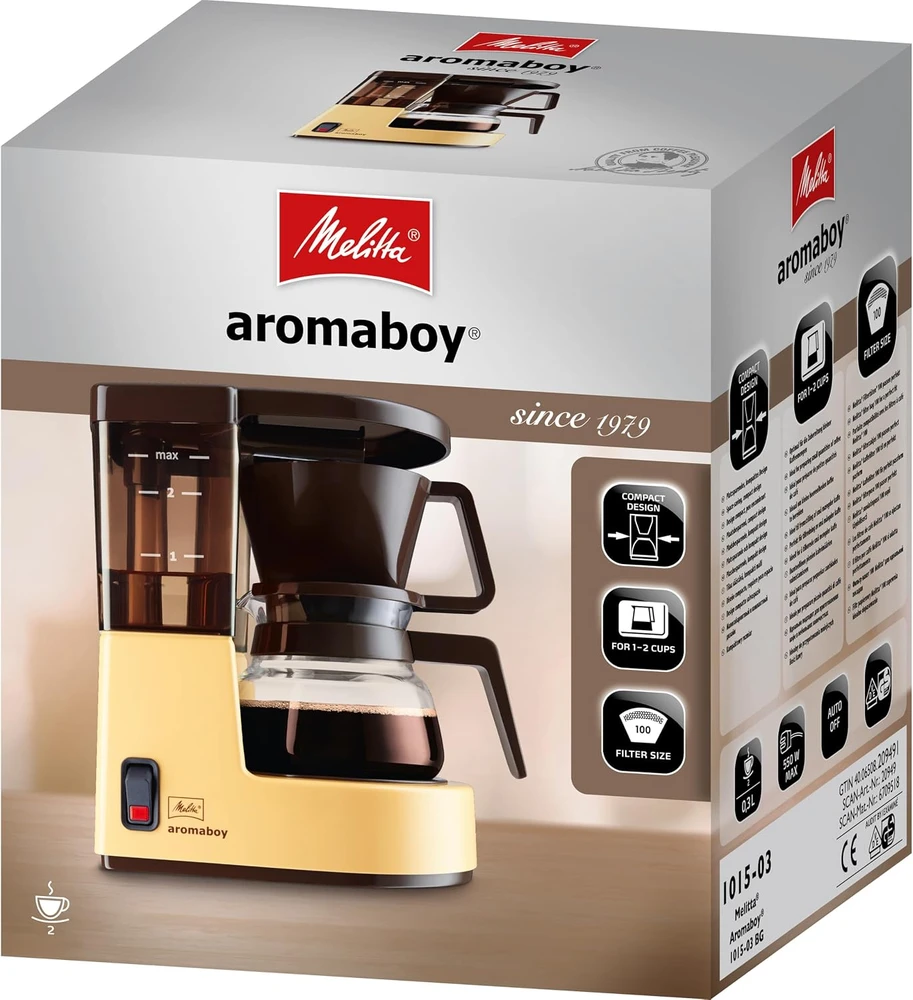 Melitta lašelinis kavos aparatas Aromaboy 500 W, 2 puodeliams, 1015-03