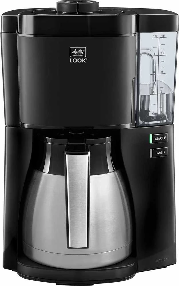 Melitta Look Therm lašinis kavos aparatas su terminiu ąsočiu, 1,25 l, 1080 W, juodas