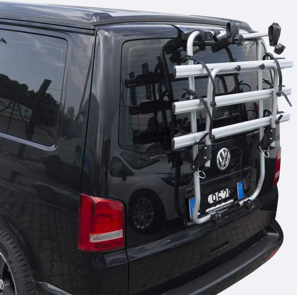 Menabo dviračių laikiklis automobiliui, galinis, metalinis, tinka VW T5, Shadow T5