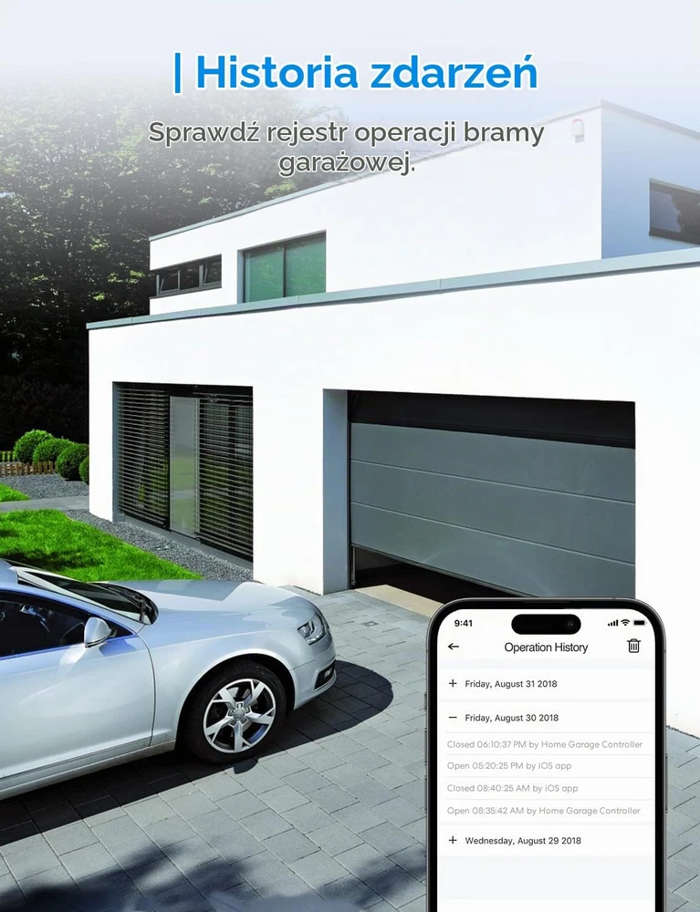 meross išmanusis garažo vartų atidarytuvas Wi-Fi, valdymas balsu MSG100