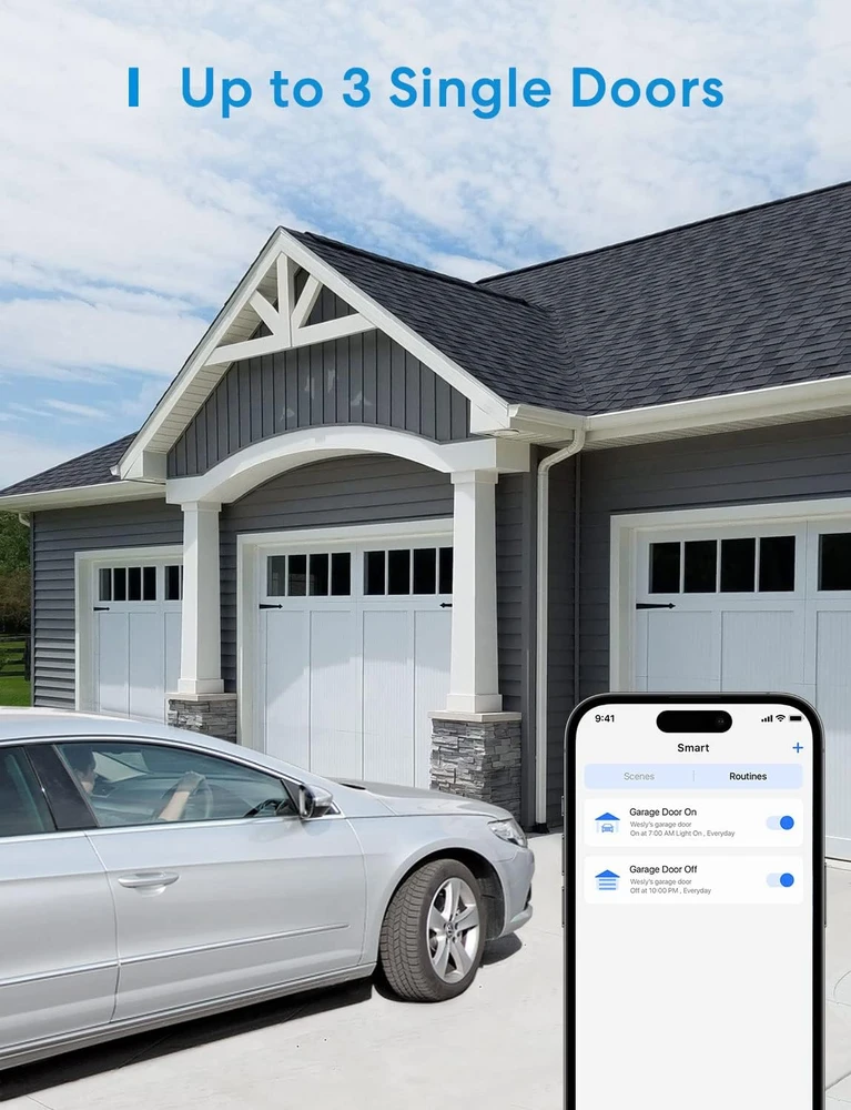 Išmanusis garažo durų atidarytuvas Meross MSG200 (HomeKit)