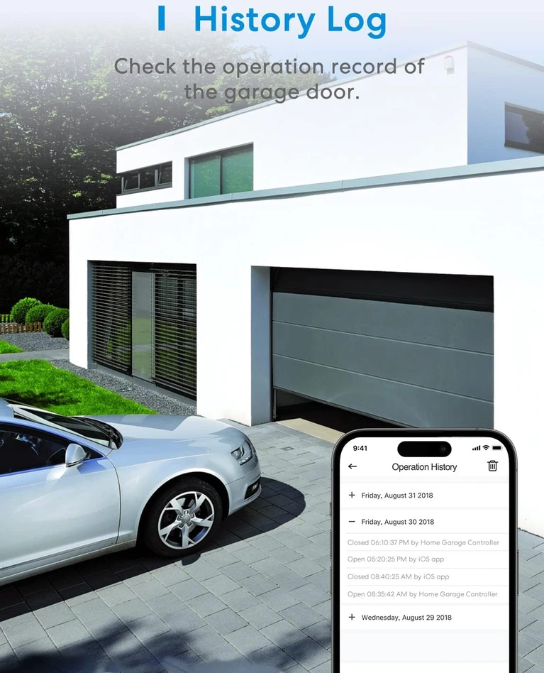 Išmanusis garažo durų atidarytuvas Meross MSG200 (HomeKit)