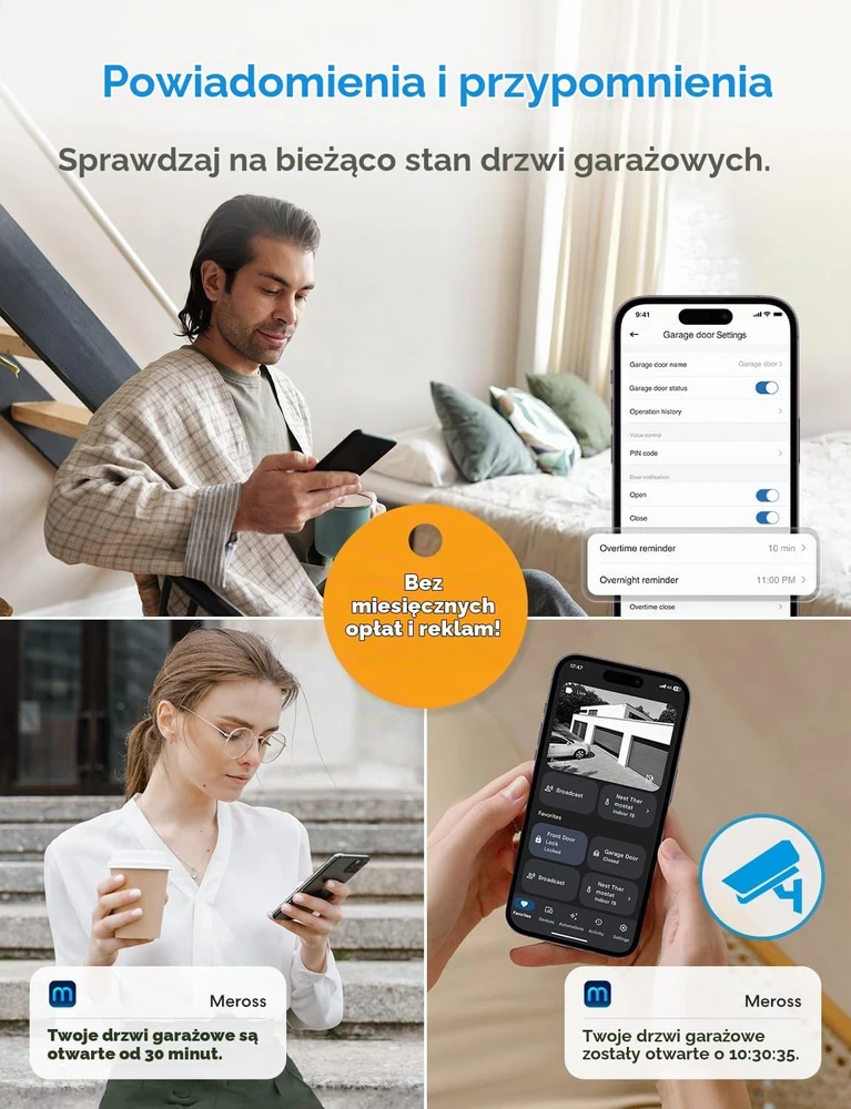 Išmanusis garažo durų atidarytuvas Meross MSG200 (HomeKit)