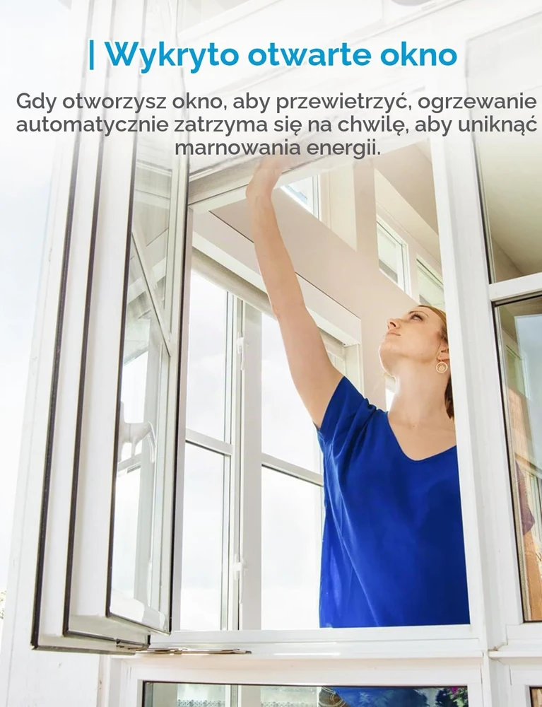 meross išmanusis programuojamas radiatoriaus termostatas Wi-Fi M30 x 1.5 mm MTS150