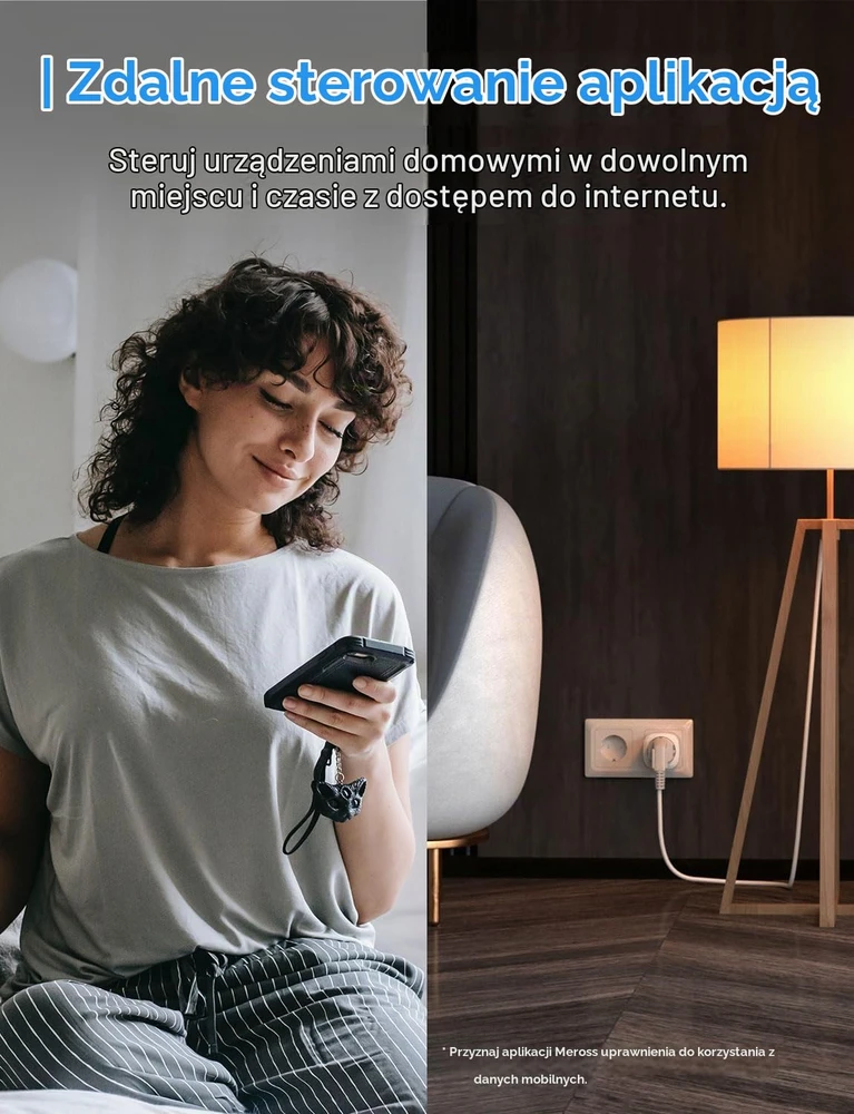 Meross išmanusis Wi-Fi Matter kištukinis lizdas su energijos skaitikliu 16 A, 4 vnt., MSS315