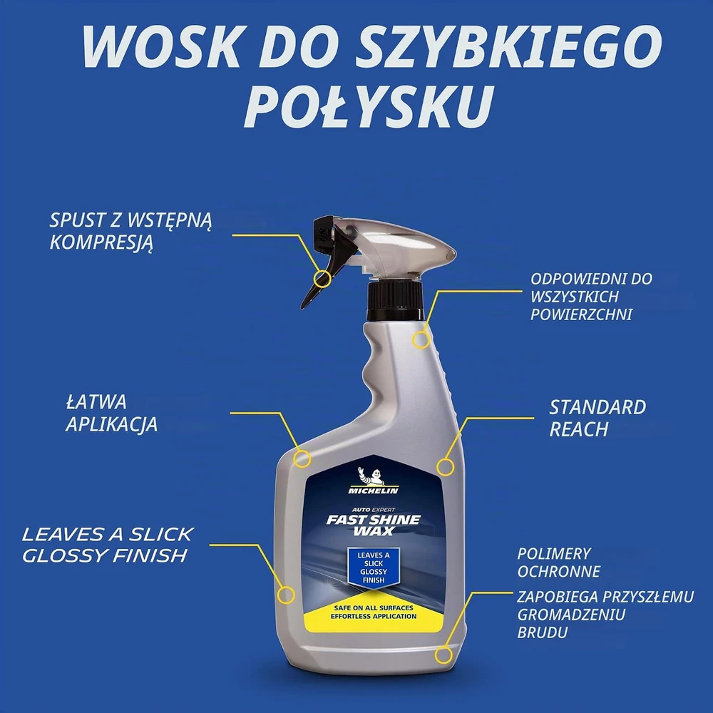 Michelin purškiamas automobilio kėbulo vaškas, 650 ml, 31951