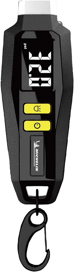 MICHELIN skaitmeninis padangų slėgio matuoklis 0.05–7 bar su LCD ekranu, modelis 9525