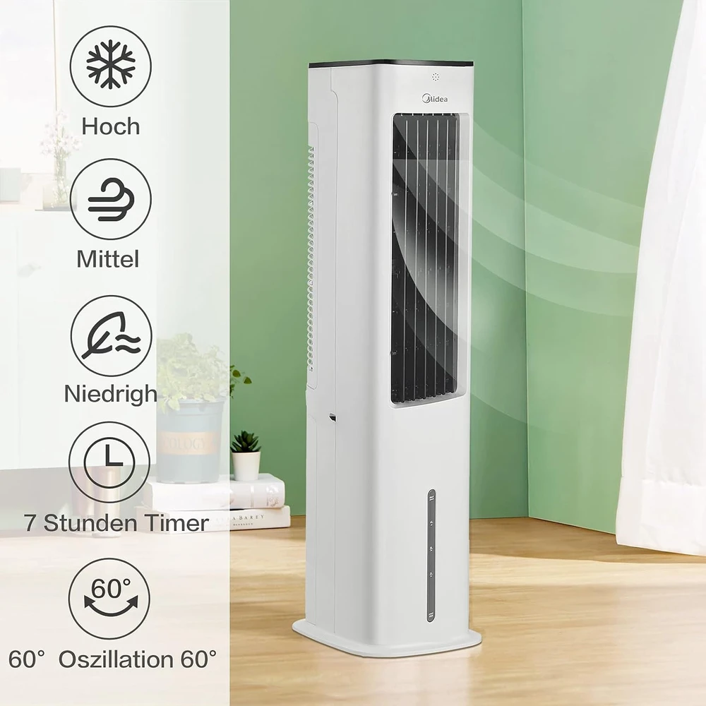 Midea mobilus oro kondicionierius 55 W, 5 l talpa, 70 m², baltas, AC100-20ARB