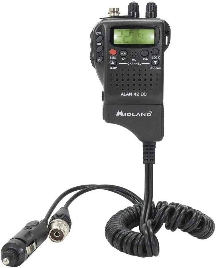 Midland Radijas CB ALAN 42DS AM/FM skaitmeninis triukšmo slopintuvas