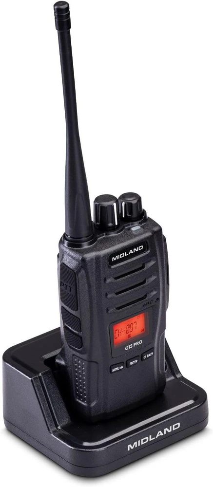 Midland racija G13 PRO dviejų juostų PMR446 ir LPD, 85 kanalų, C1668