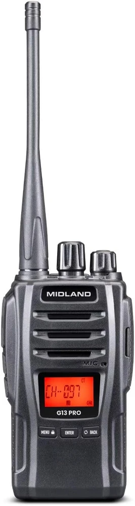 Midland racija G13 PRO dviejų juostų PMR446 ir LPD, 85 kanalų, C1668