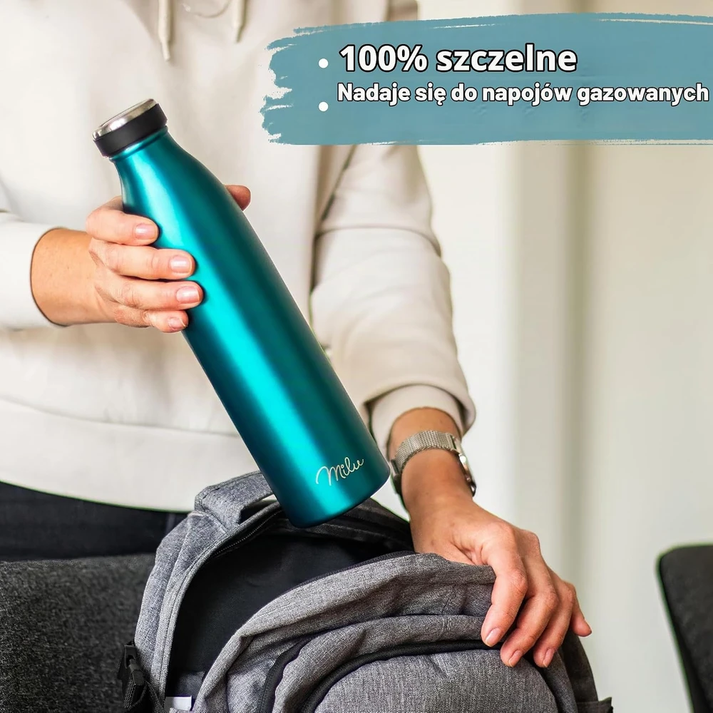 Milu termosinė gertuvė iš nerūdijančio plieno, 750 ml, T5