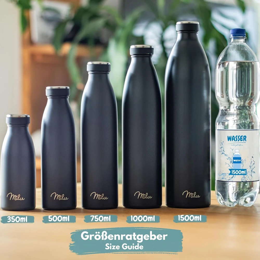 Milu termosinė gertuvė iš nerūdijančio plieno, 750 ml, T5