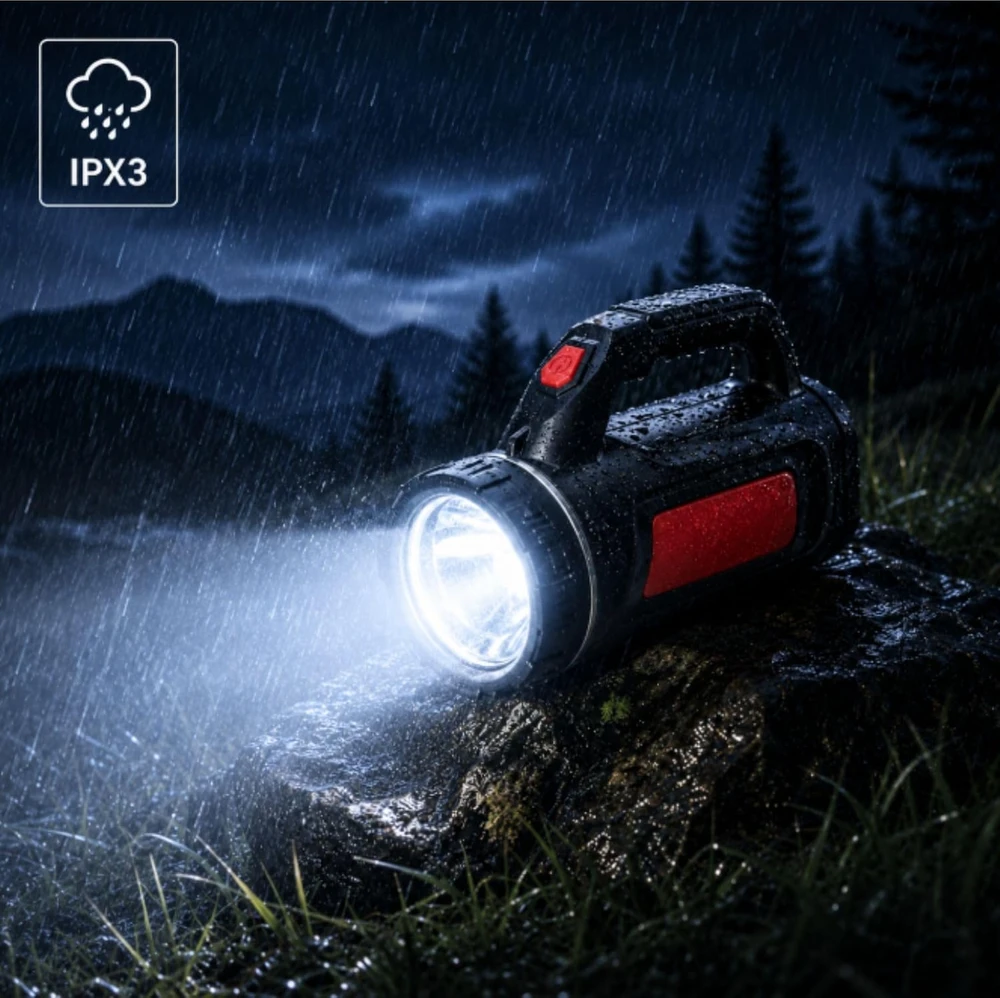 Miratic LED rankinis žibintuvėlis 3 W + COB 1 W, 165 lm, 1200 mAh M2-HT11