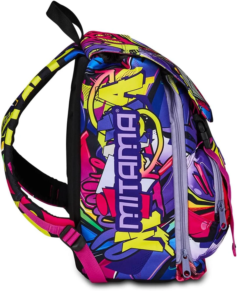 Mitama išplečiamas vaikiškas kuprinė Hip-Hop Diamond, 32 l, violetinė, 40 x 28 x 25 cm, 64396-000