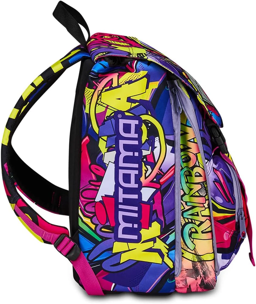 Mitama išplečiamas vaikiškas kuprinė Hip-Hop Diamond, 32 l, violetinė, 40 x 28 x 25 cm, 64396-000