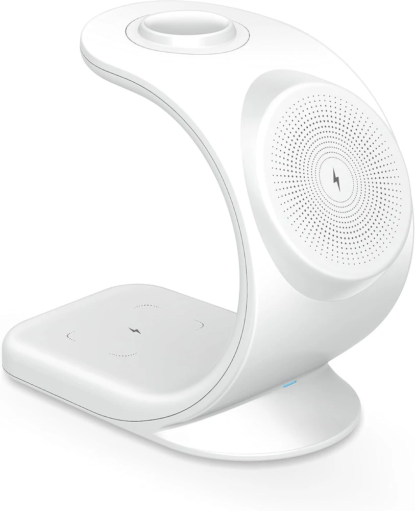 MMOBIEL belaidė magnetinė įkrovimo stotelė 3 viename Qi 15 W Universal