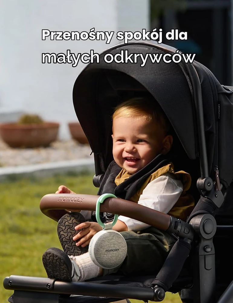 Momcozy baltojo triukšmo aparatas kūdikiams su 20 garsų, naktine lempute ir Bluetooth WN06