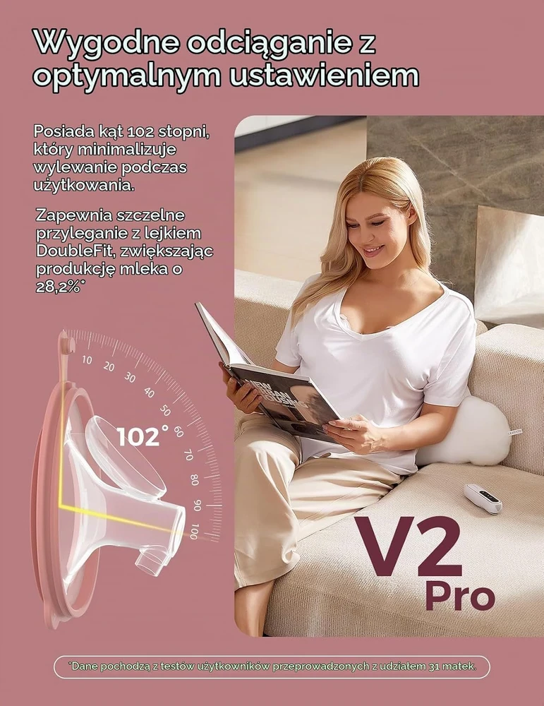 momcozy elektrinis nešiojamas pientraukis V2 Pro BP141 su 3 režimais ir 9 lygiais