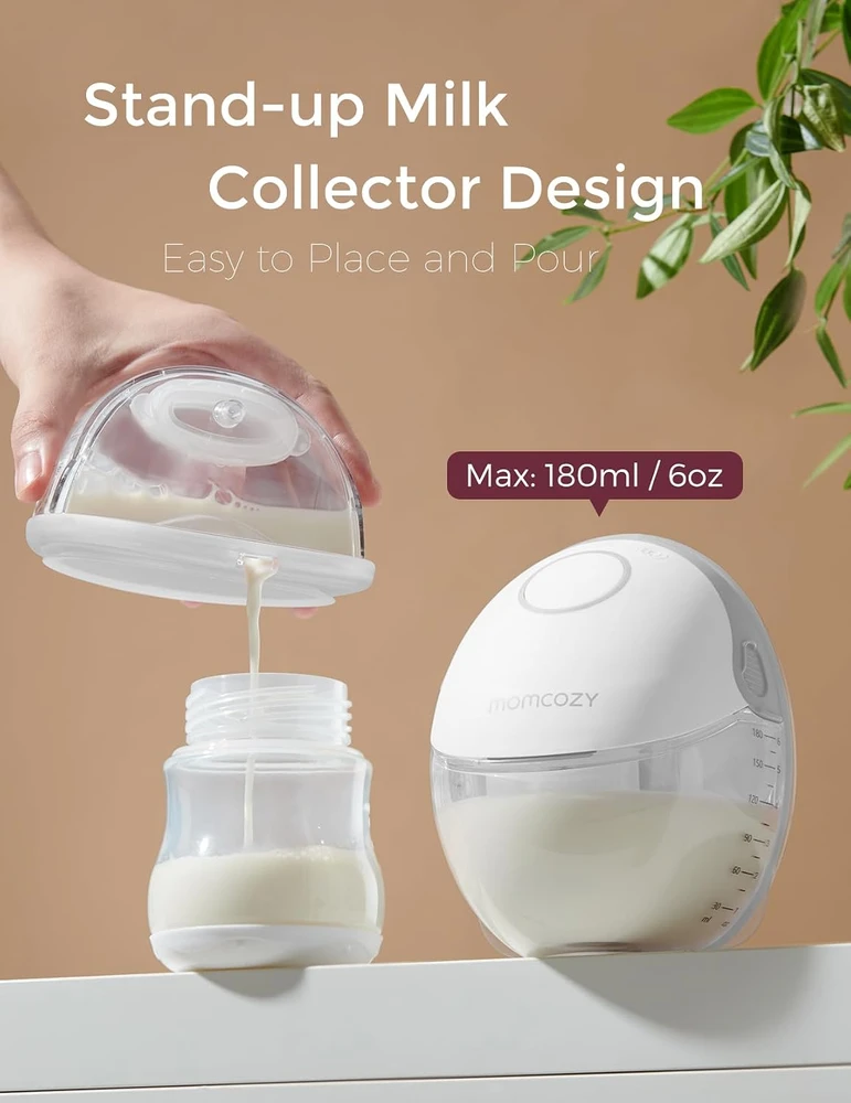 Momcozy nešiojamas elektrinis laktatorius 295 mmHg, 180 ml, M6