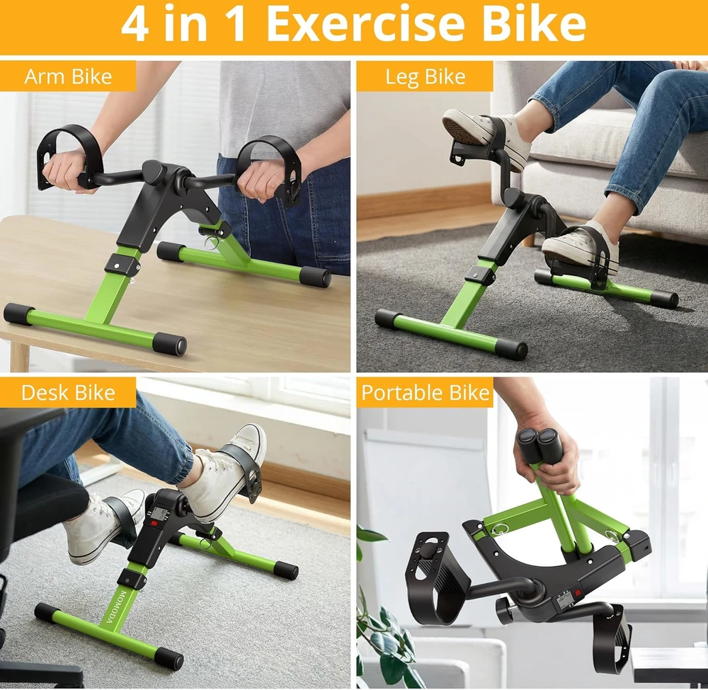 MOMODA mini treniruoklis su pedalais kojoms ir rankoms, sulankstomas, MC05