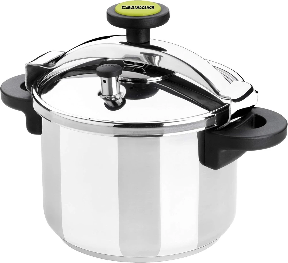 Monix greitpuodis 6 l talpos, nerūdijančio plieno, metalinio paviršiaus, M530002